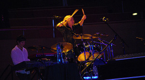 Tom Sharpe DennisDeYoung on Drumset